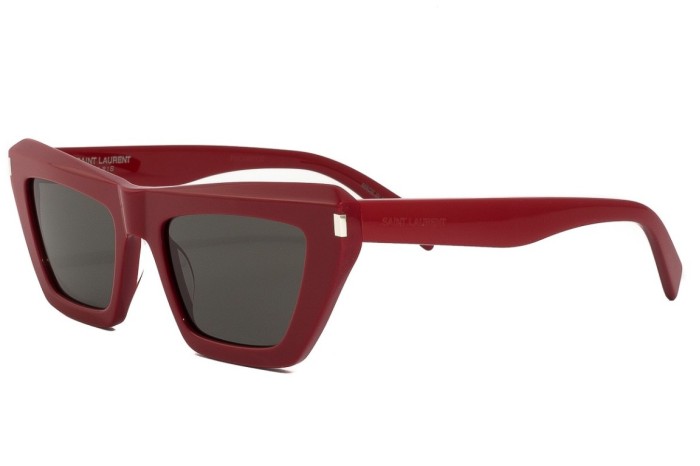 red saint laurent sunglasses